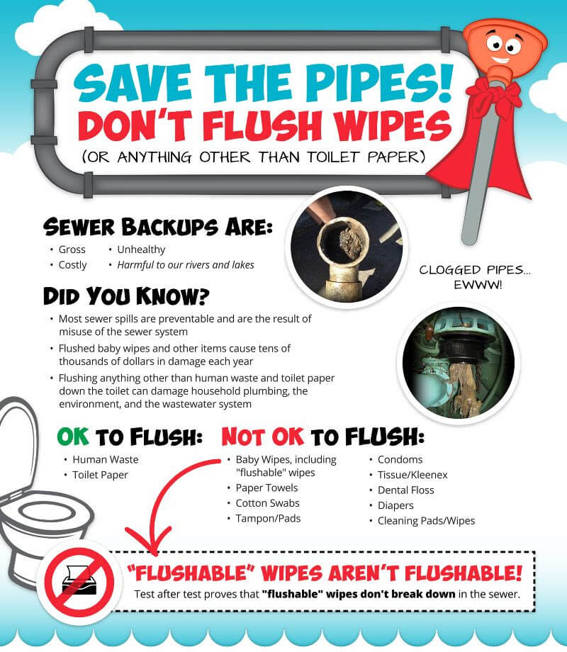 How to dispose shop of wet wipes
